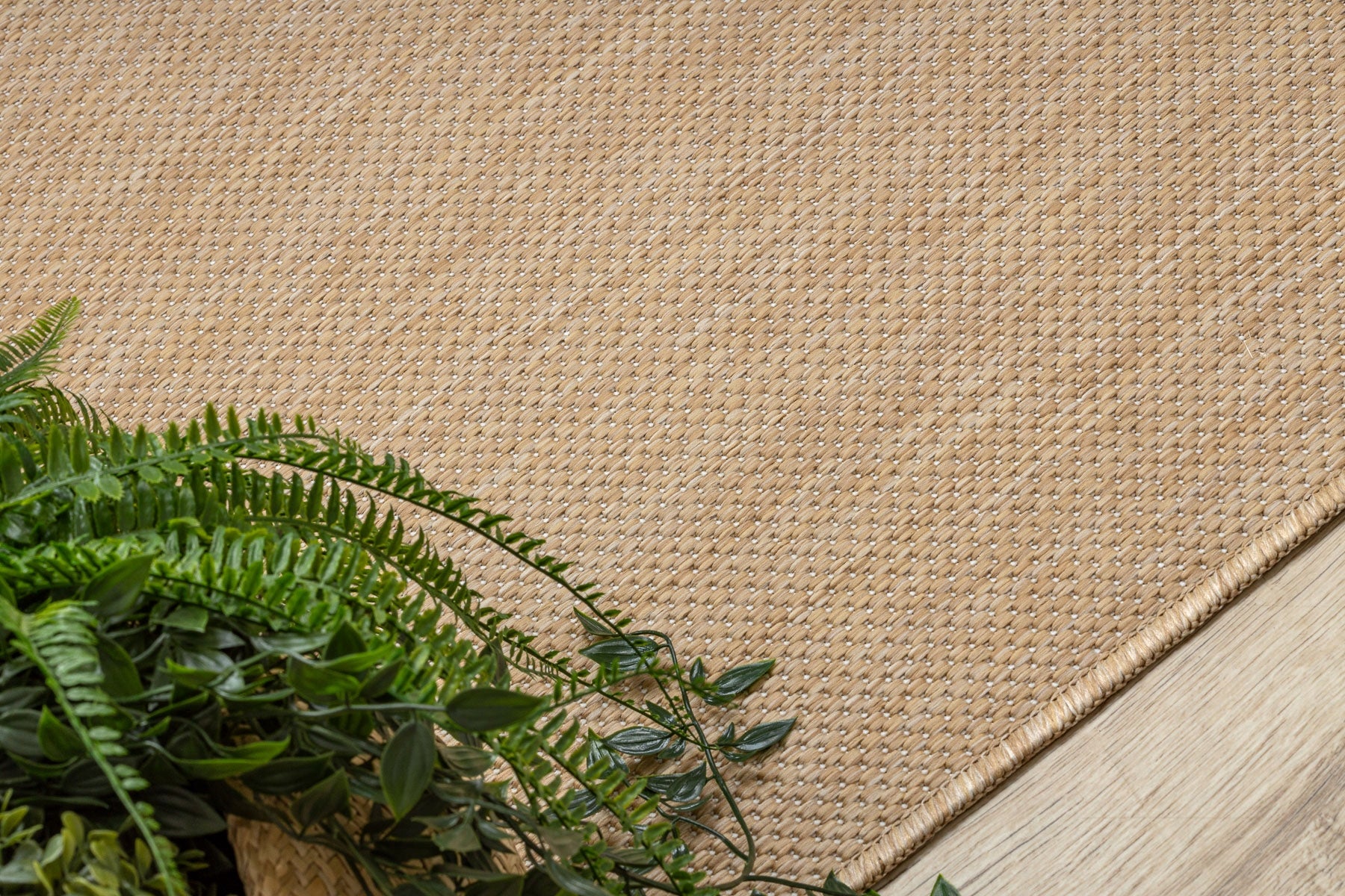 Carpet STRING SION flat weaving natural beige TERRACE WITHOUT PATTERN 180x270 cm Kind flat weave