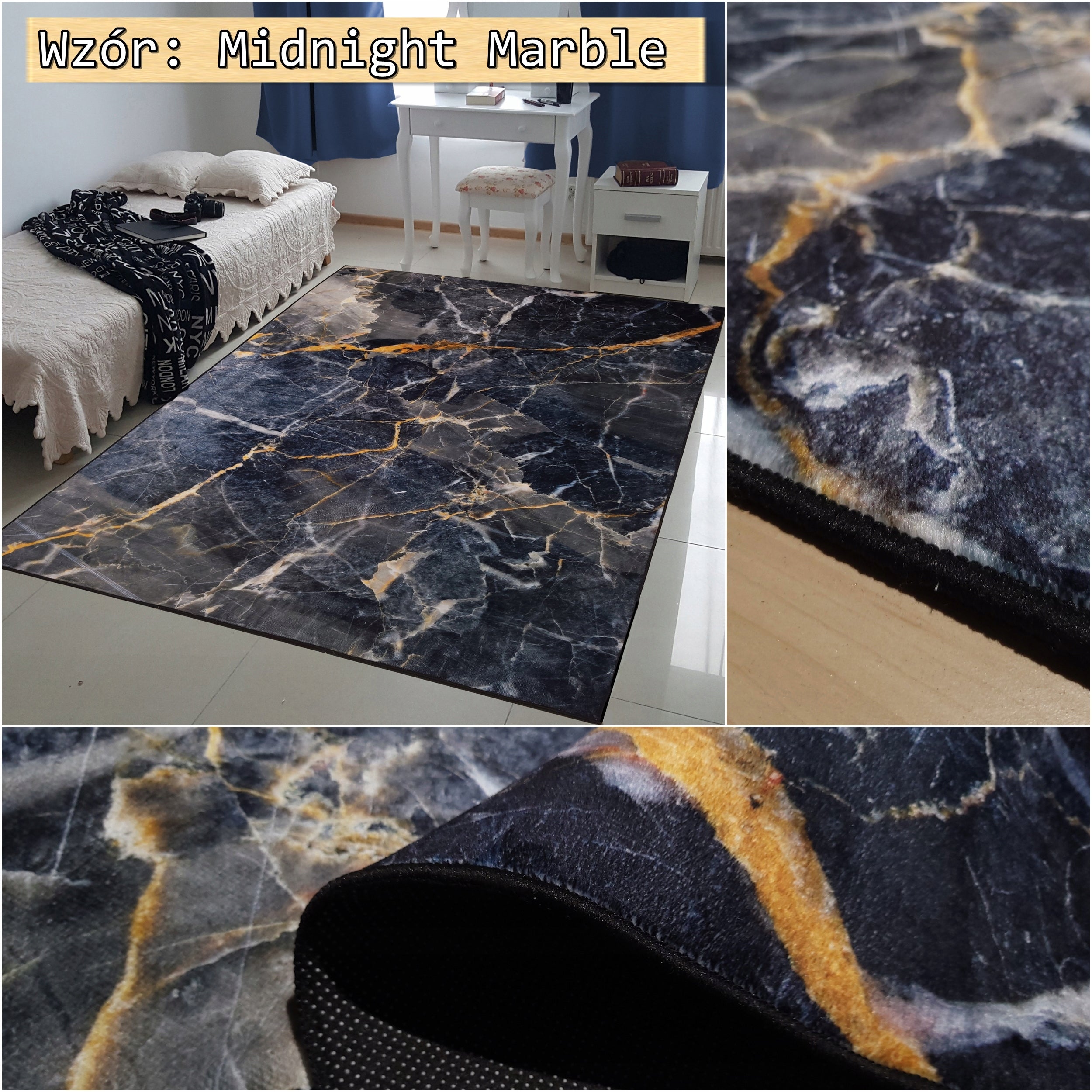 Carpet SWAN VELVET 200x300 2x3 Velvet Modern Anti-slip 3 patterns Manufacturer code Swan Velvet