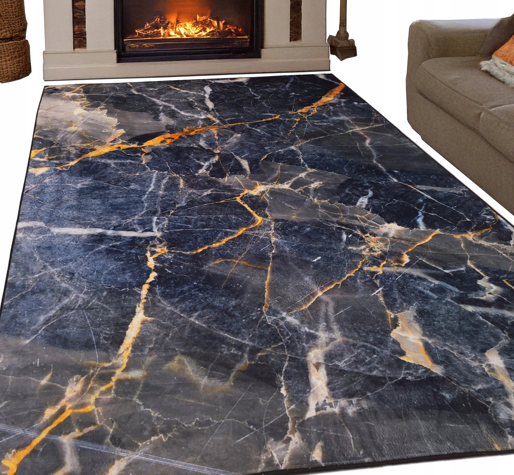 Carpet SWAN VELVET 200x300 2x3 Velvet Modern Anti-slip 3 patterns