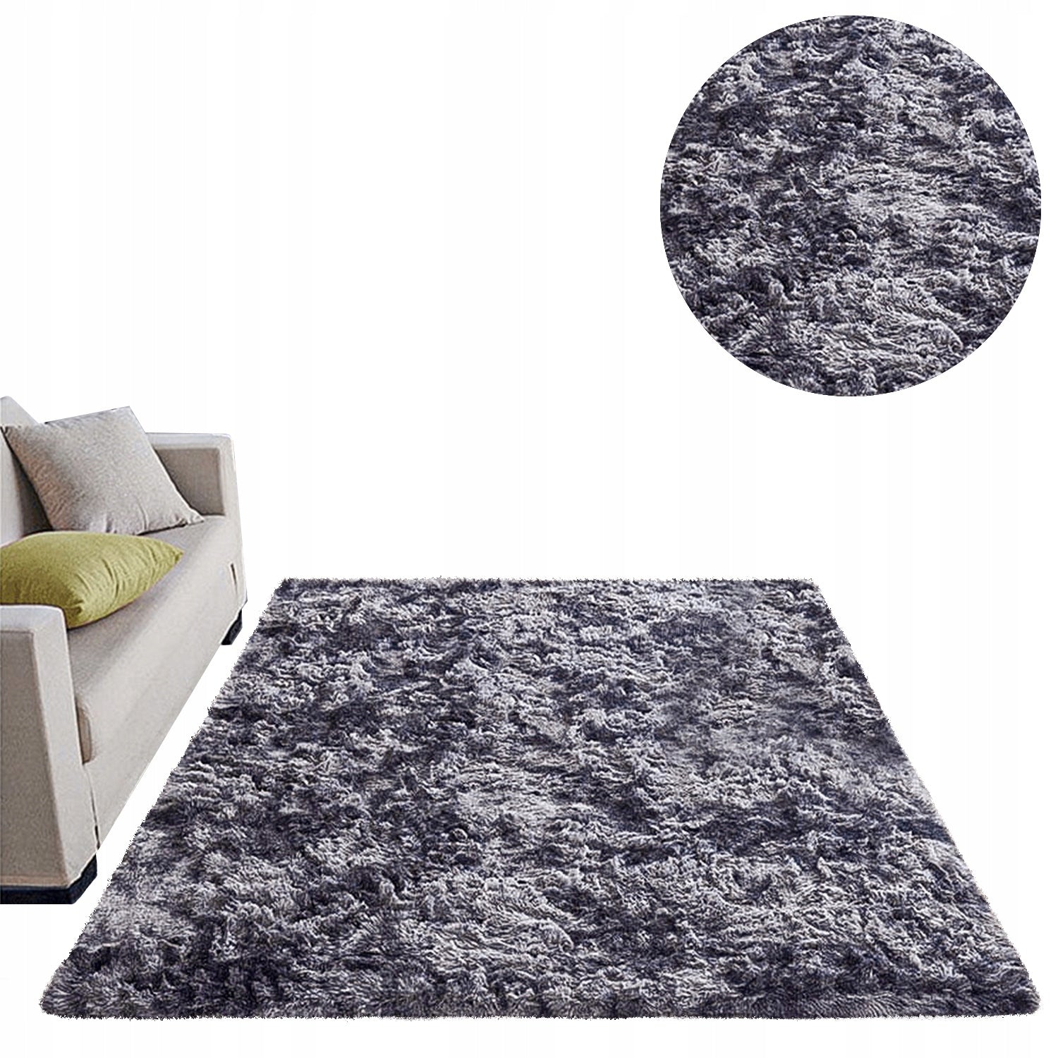 Carpet Shaggy Ombre non-slip modern living room soft 160x230