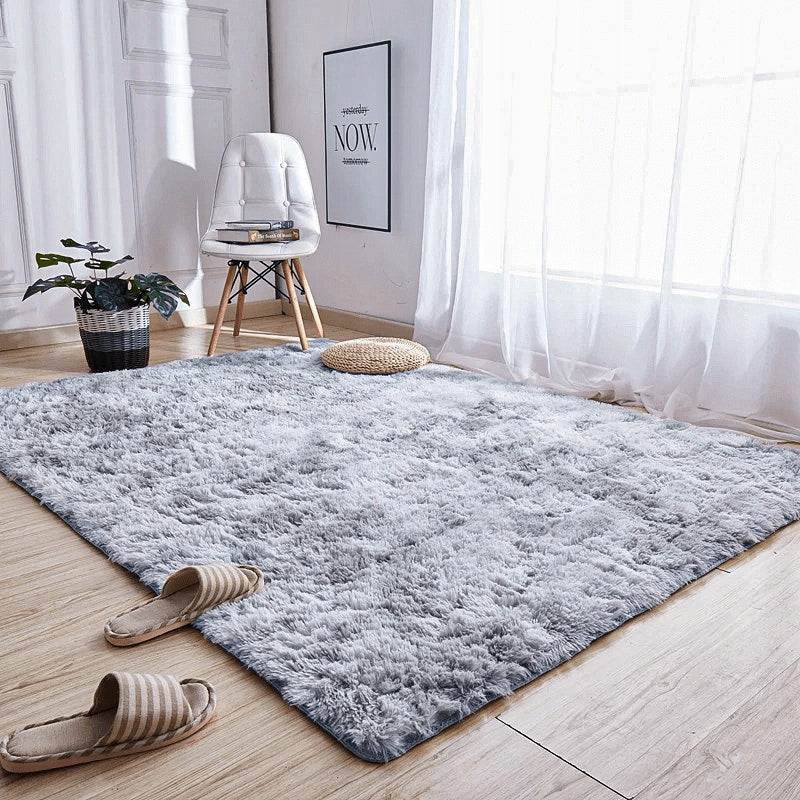 Carpet Shaggy Ombre non-slip modern living room soft 200x200 Thickness 3 mm