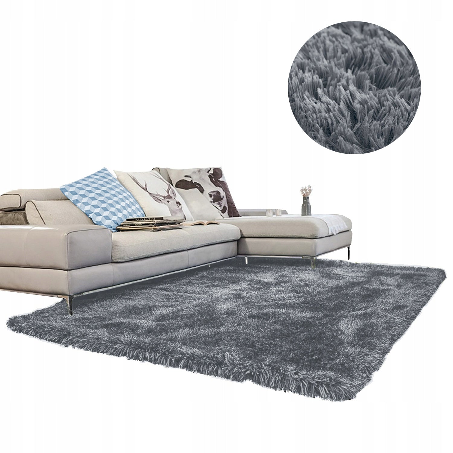 Carpet Shaggy non-slip modern living room soft fluffy 160x220