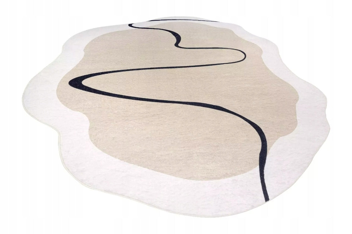 Carpet WISP 140x200 Irregular Shape Nice Light Thin Fashionable Cashmere Thickness 7 mm