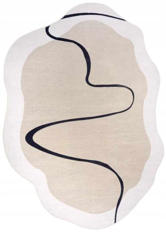 Carpet WISP 140x200 Irregular Shape Nice Light Thin Fashionable Cashmere