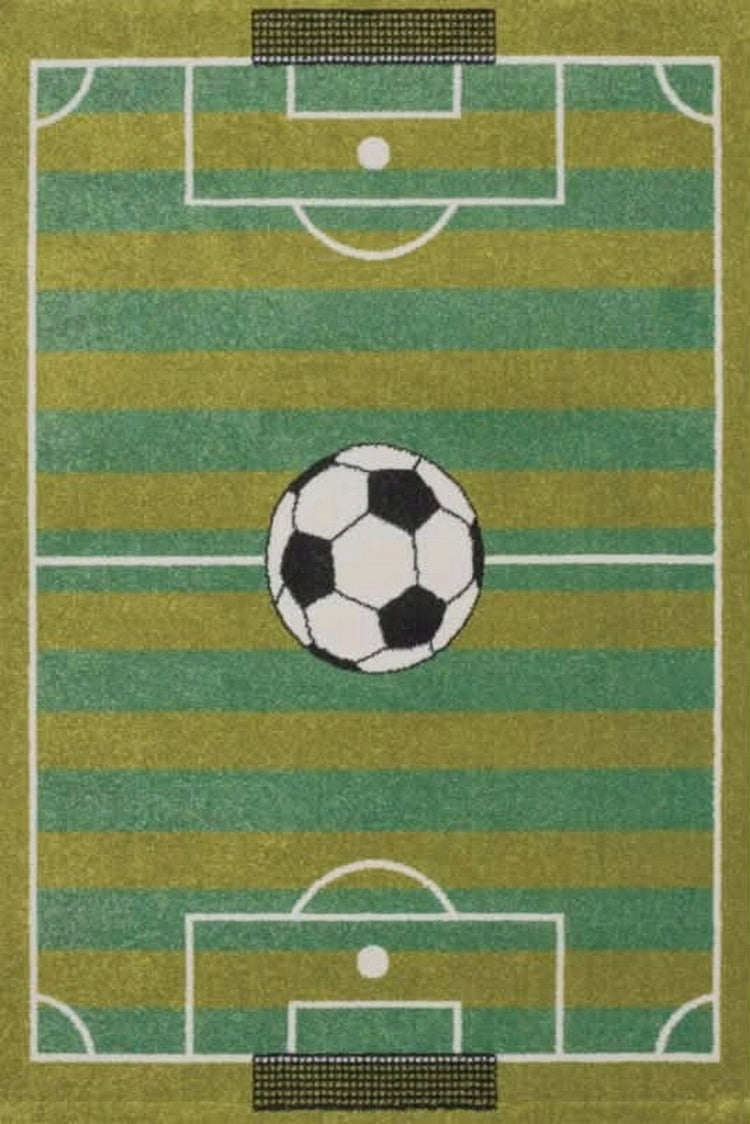 Carpet children football, football field, soft hair 120x170 cm