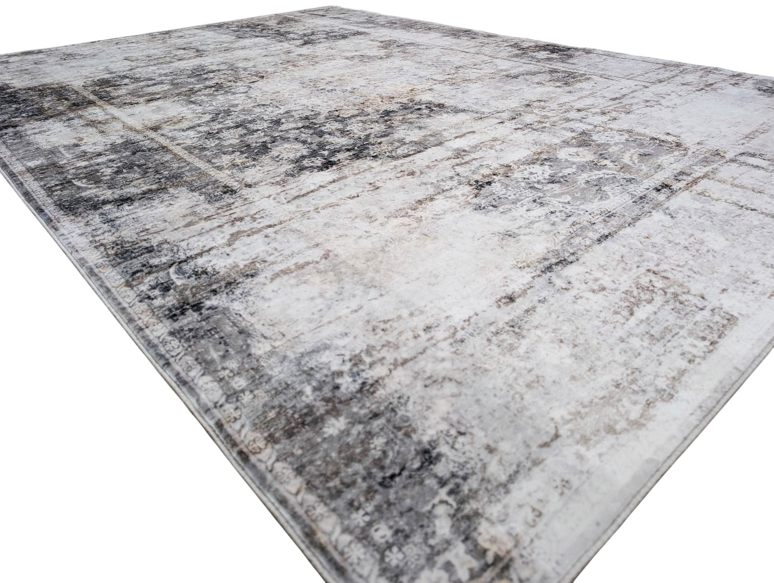 Carpet for Room Vintage Rubbed Pattern Soft Plush Flannel 160x230 cm Manufacturer code Dywan FLANEL PRINTTED Antypoślizgowy 1.6*2.3
