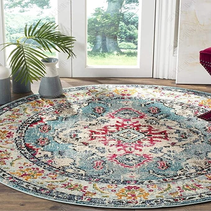 Carpet with short pile 200 x 200 cm Length 200 cm