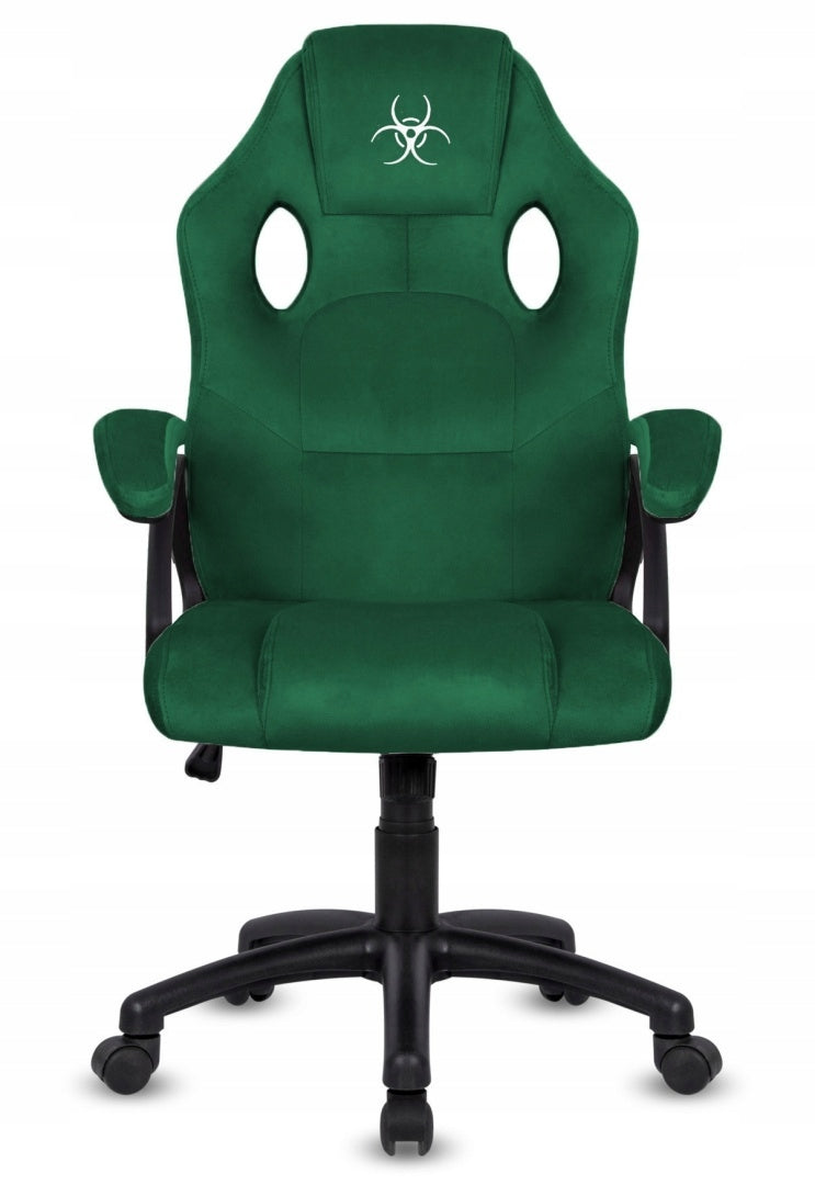 .Carrara M ALCANTARA DARK GREEN desk swivel chair Brand Lugano