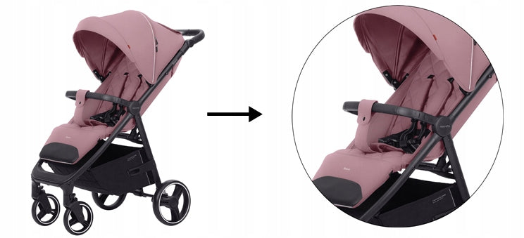 Carrello Bravo stroller Amber Orange Packaging status original