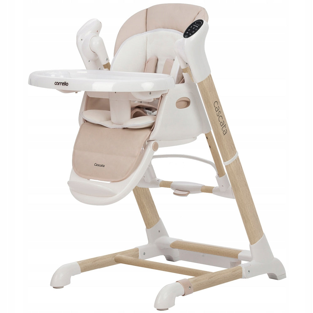 Carrello Cascata - high chair, swing | Cream Beige Wooden