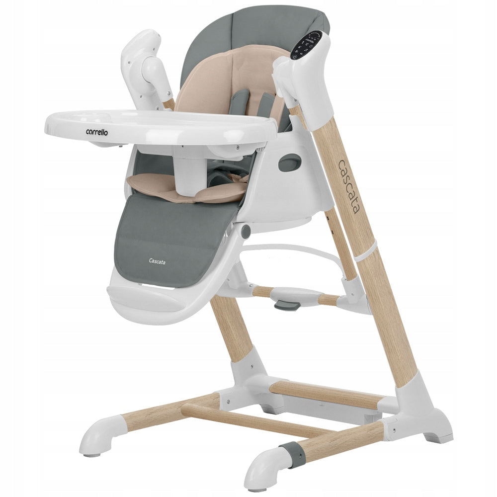 Carrello Cascata - high chair, swing | Space Grey Wooden