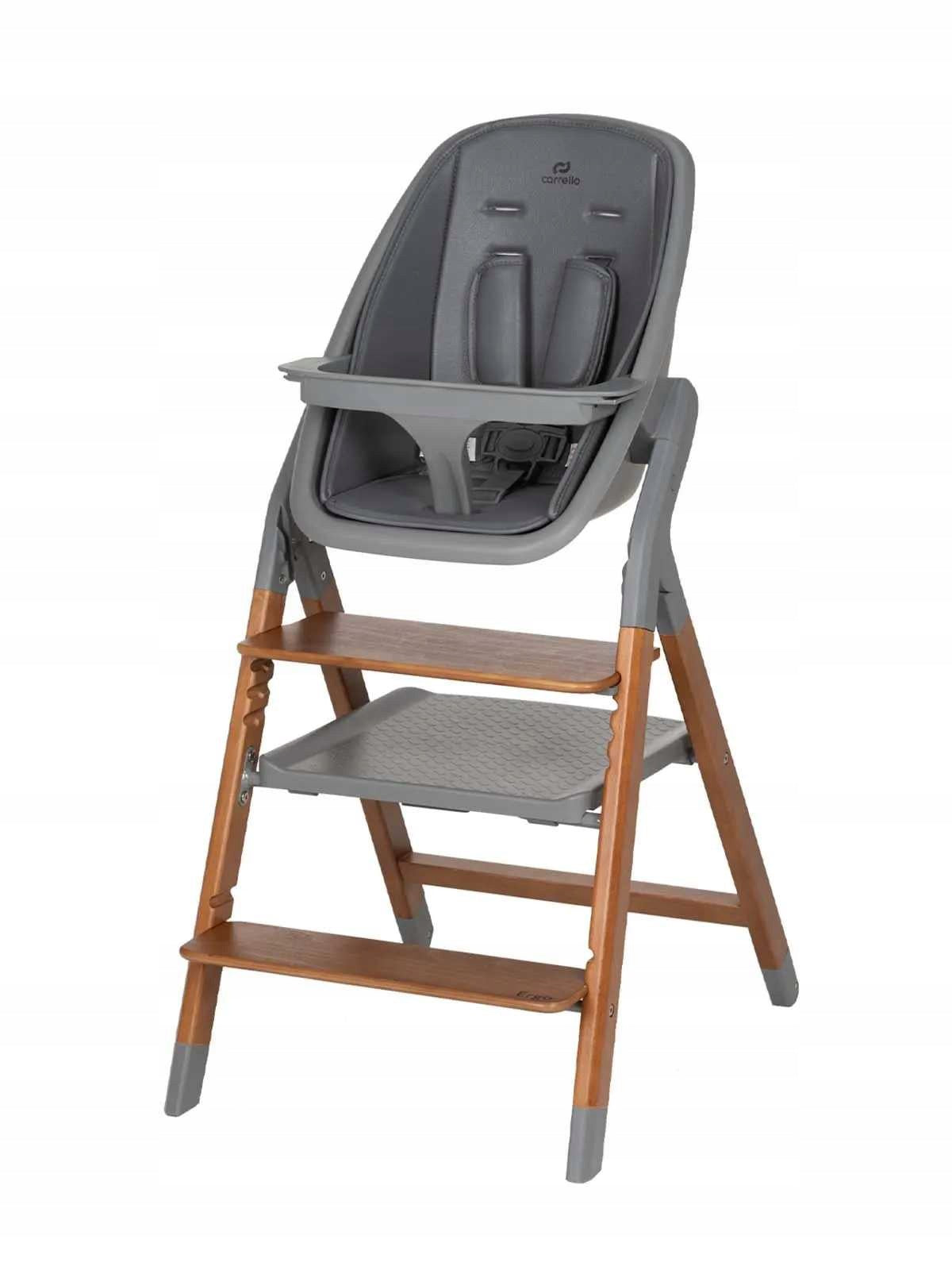 Carrello Ergo CRL-16701 – High chair – Night Grey Color shades of gray and silver