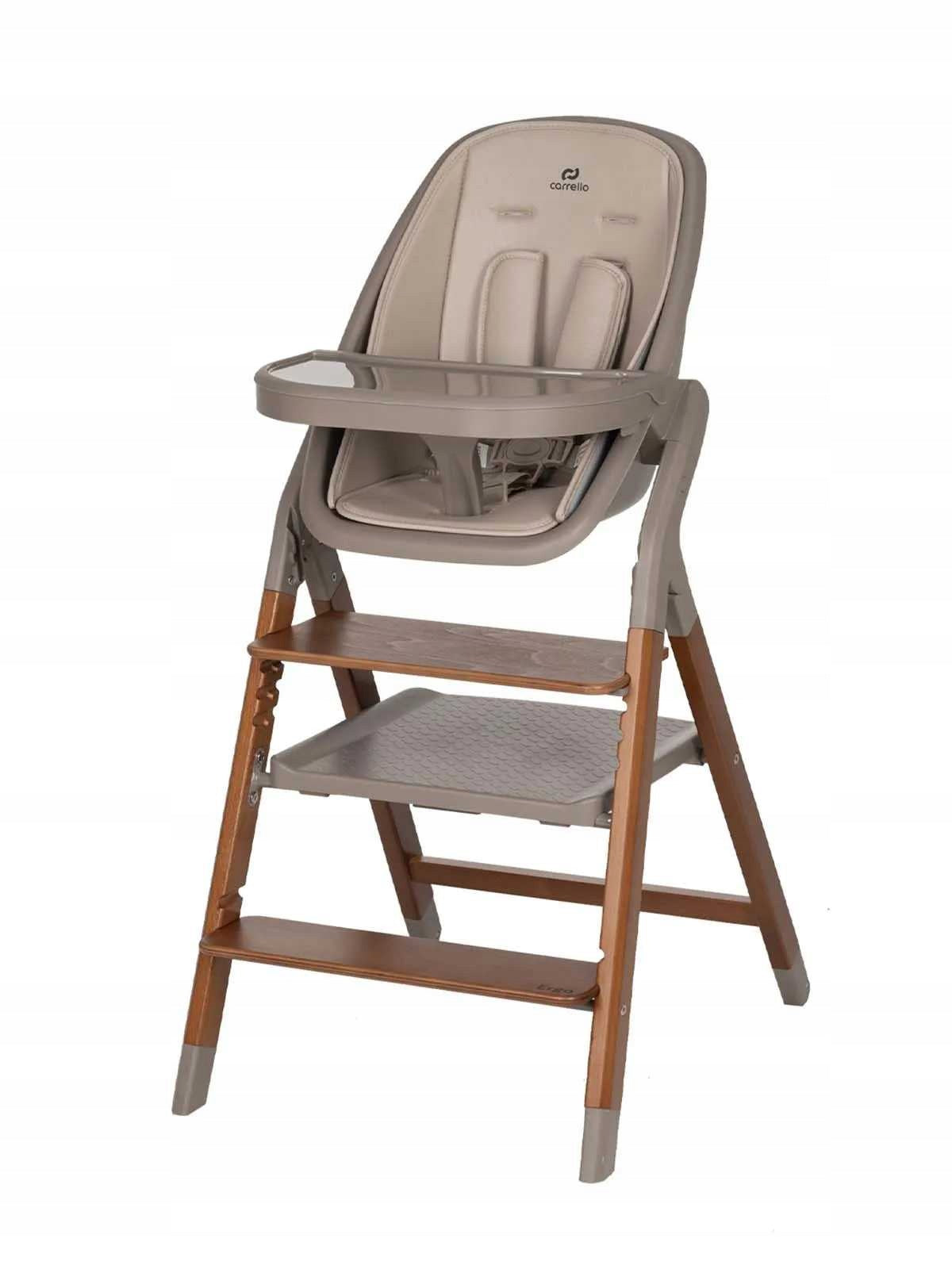 Carrello Ergo CRL-16701 – Highchair – Shadow Beige Color shades of brown and beige