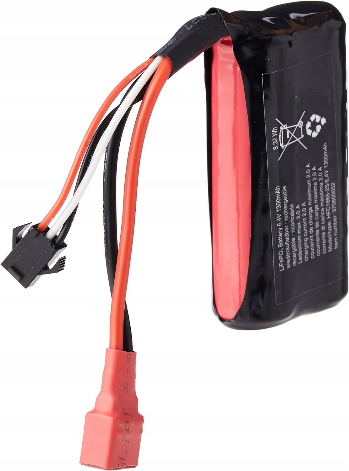 Carrera RC Rechargeable Battery 6,4V 1300mAh 370600052 LiFePo4 NEW Manufacturer code 370600052