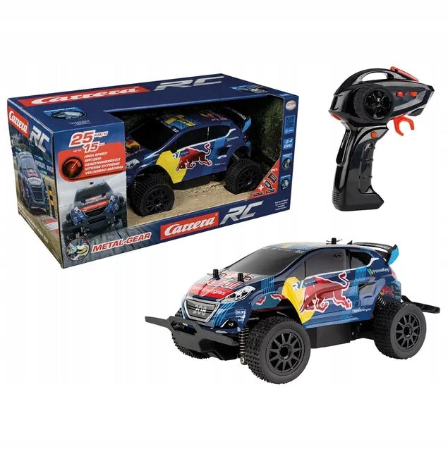 Carrera RC Red Bull Peugeot WRX208 Remote Controlled Car RC 6614