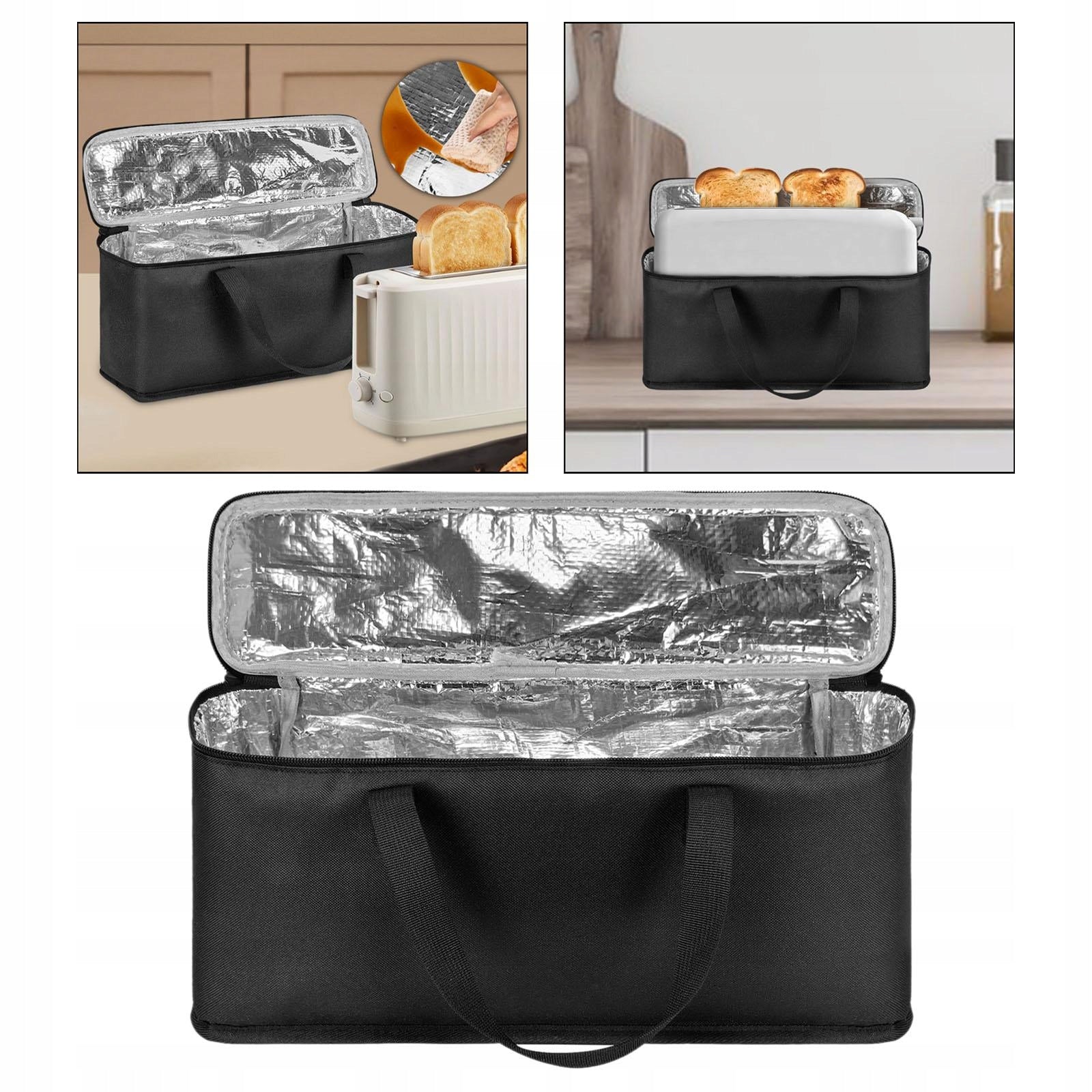 Carrying Bag for 2 Slice Slim Toaster Carry Case for Outdoor Camping Picnic