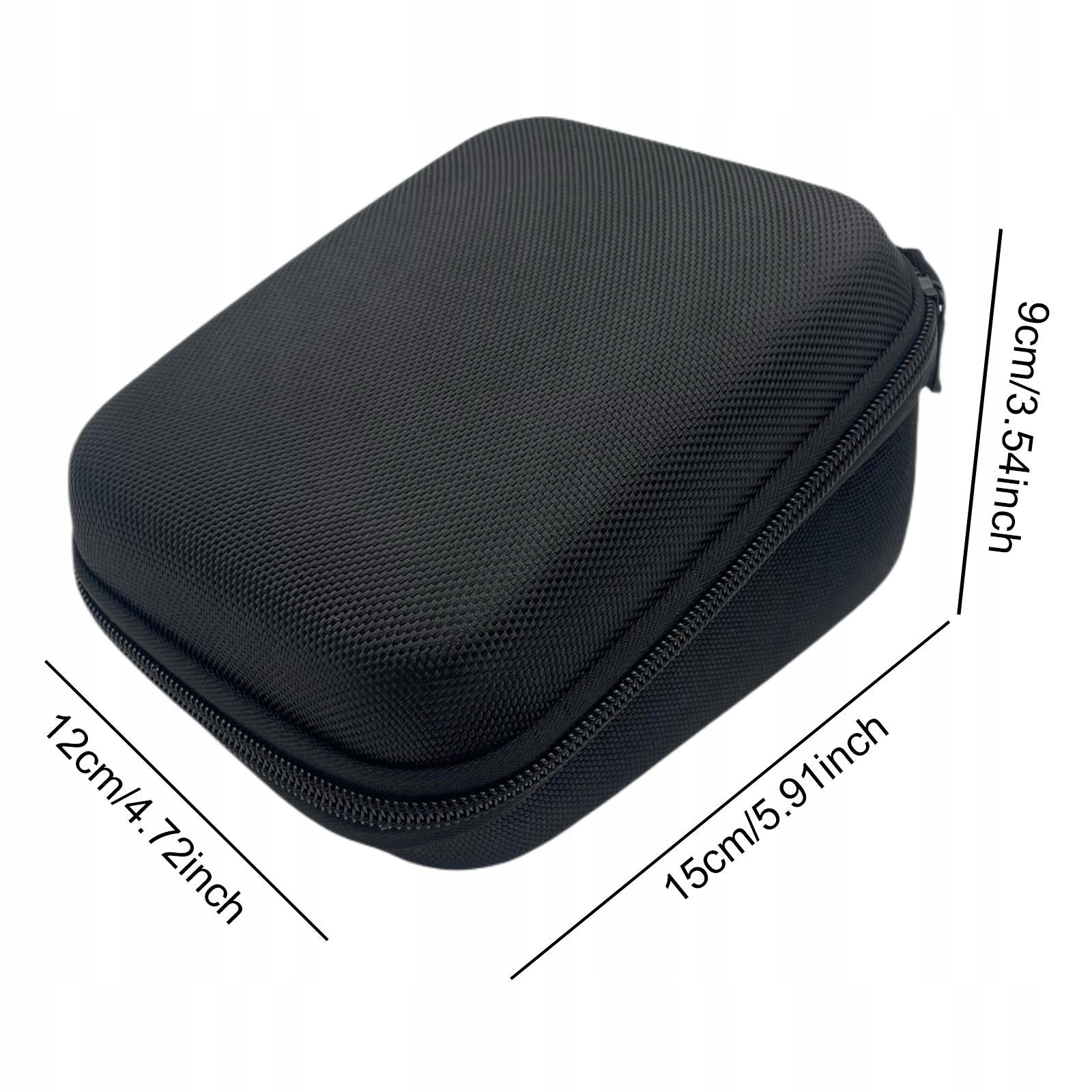 Carrying Case,Storage Bag Shockproof Zipper Hard Travel Case Black Medical device no