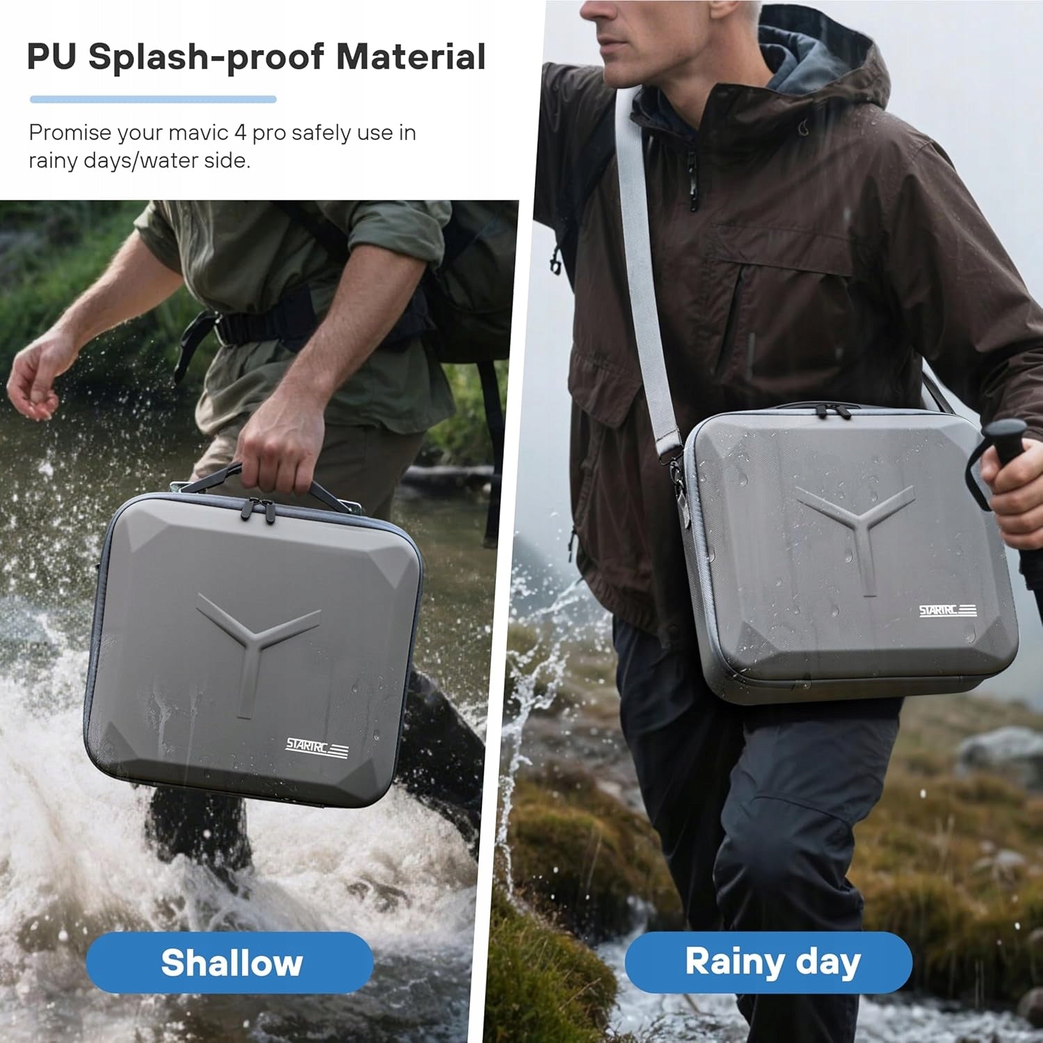 Carrying Case for DJI Mavic 4 Pro & RC Pro 2 Creator Combo PU Shoulder Bag Brand STARTRC