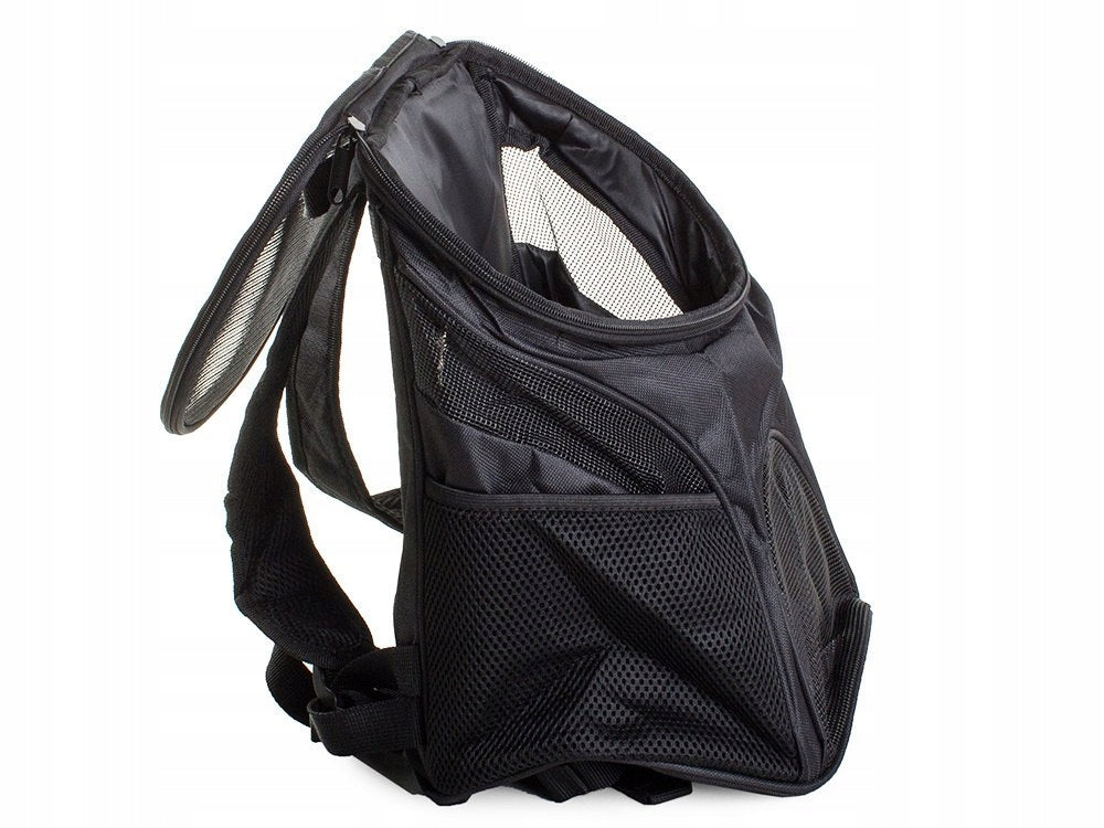 Carrying bag cat dog carrying backpack BLACK Build type to be worn on the back