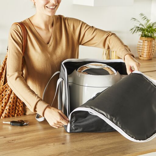Carrying bag for Tefal Cook4Me XA607800 Multicookers Dominant color black