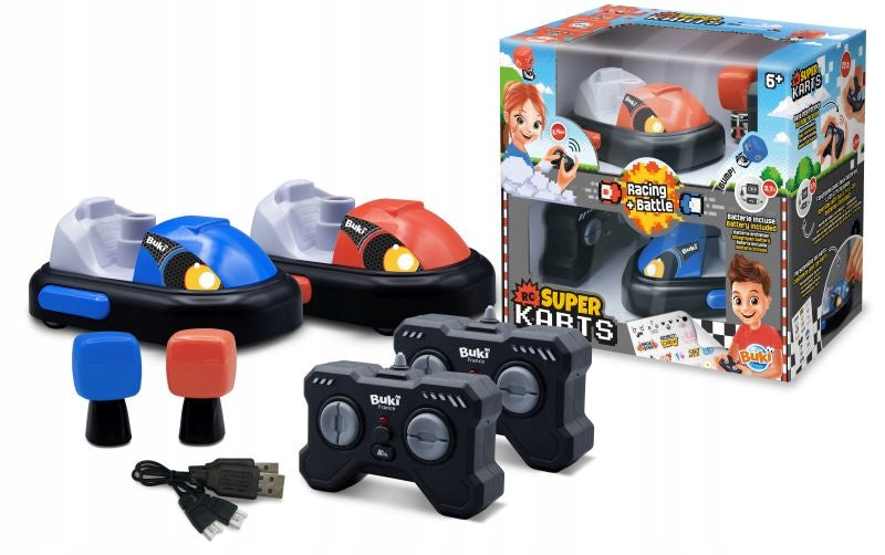 Cars for children 2 Go-karts remote controlled with duel function BUKI Brand Buki