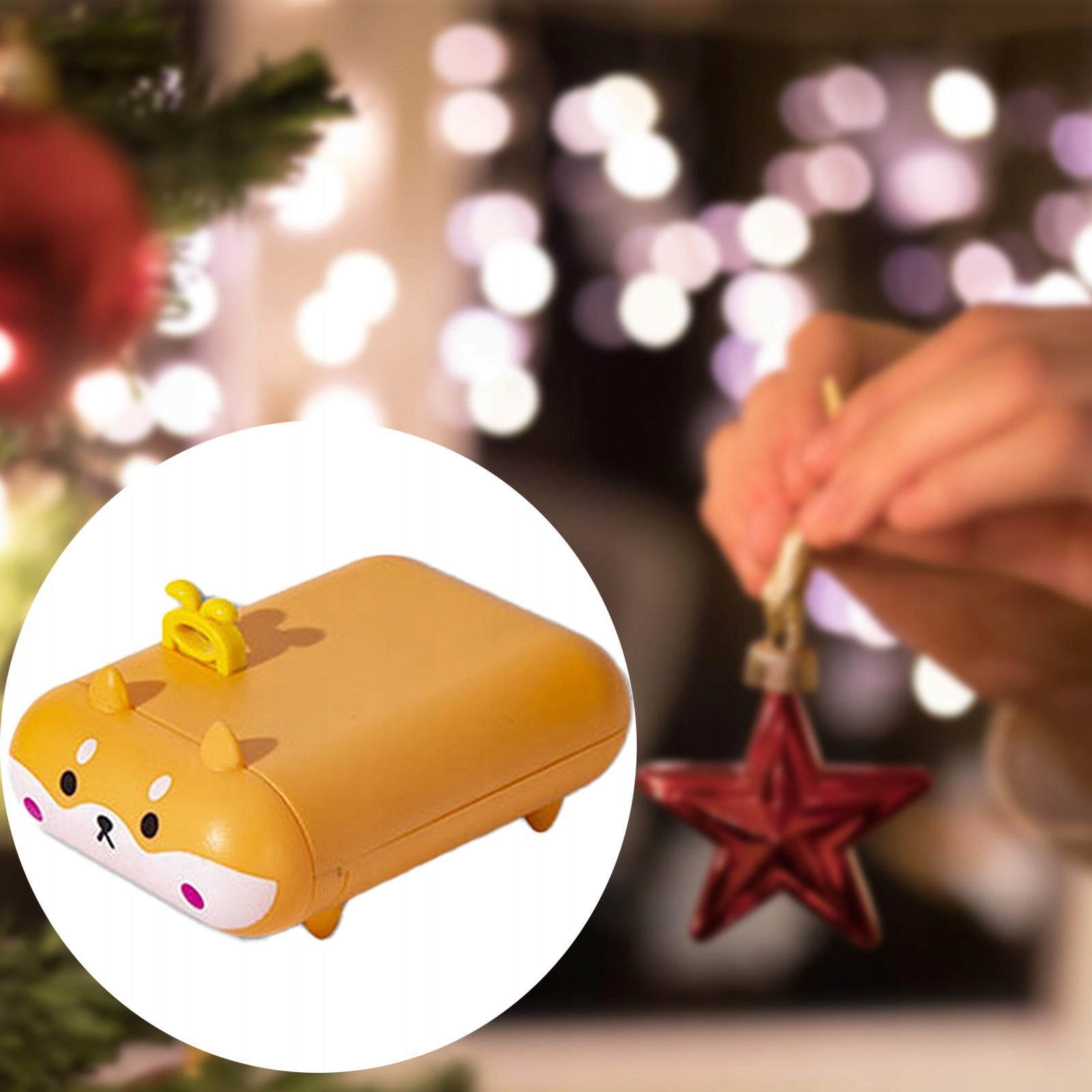 Cartoon Animal Projector Light Kids Glowing Toy Child Yellow Dog Christmas