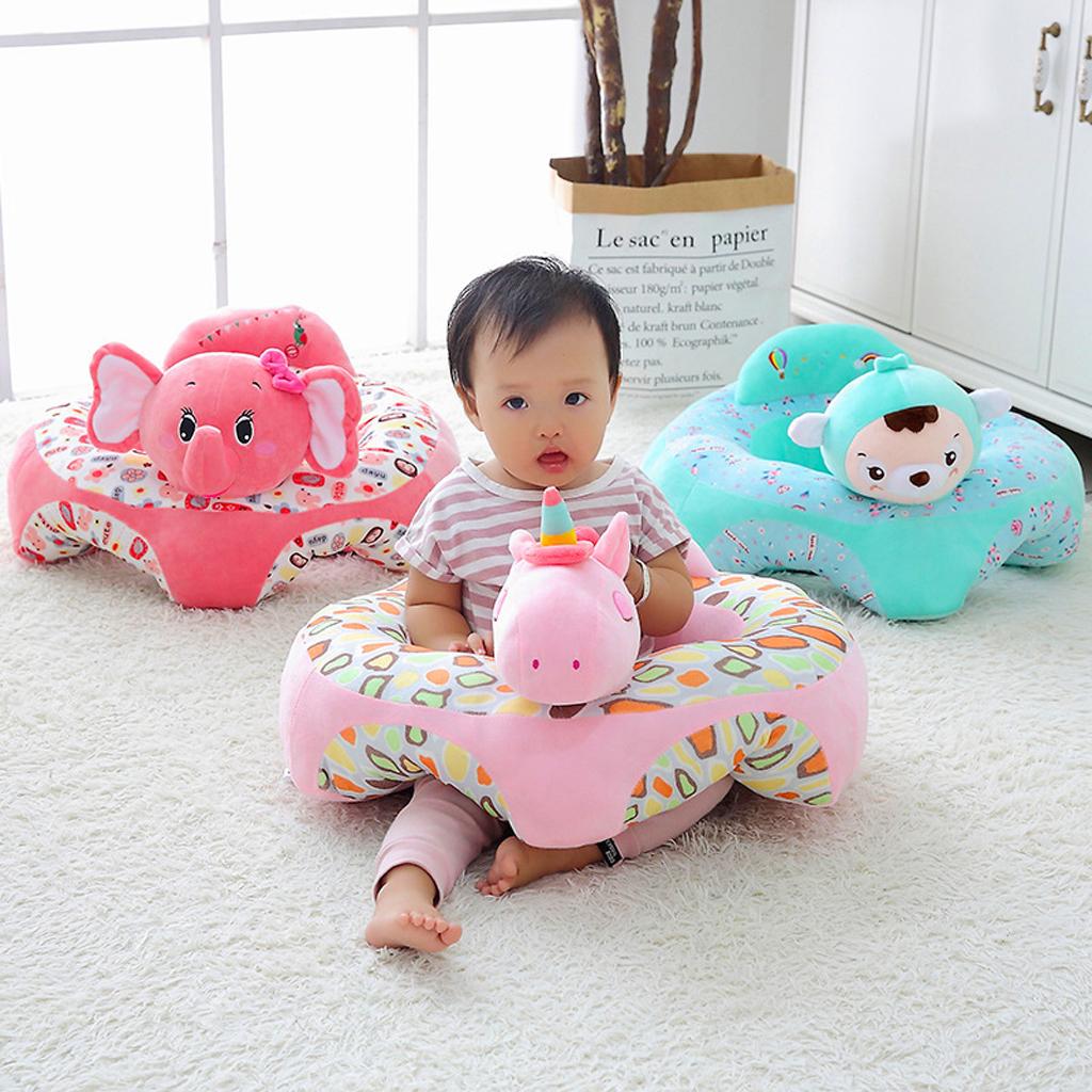 Cartoon Infant Sitting Chair Baby Plush Seat Baby Support Seat Baby Learn Packaging status no packaging
