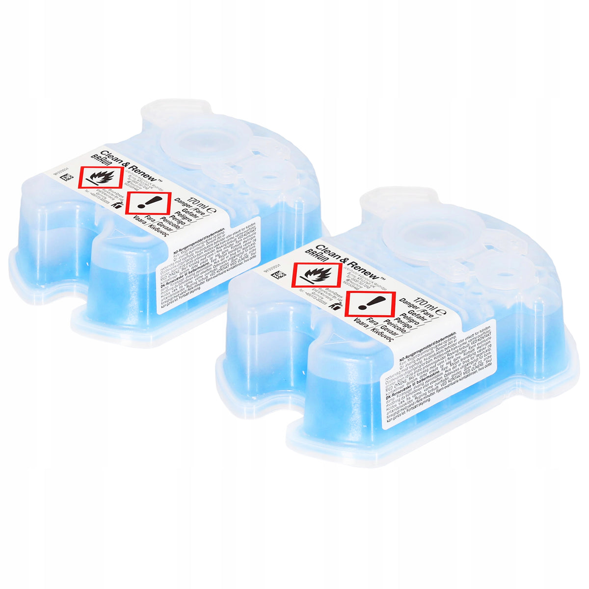 Cartridge Liquid for Shavers Braun CCR2x Clean&Renew