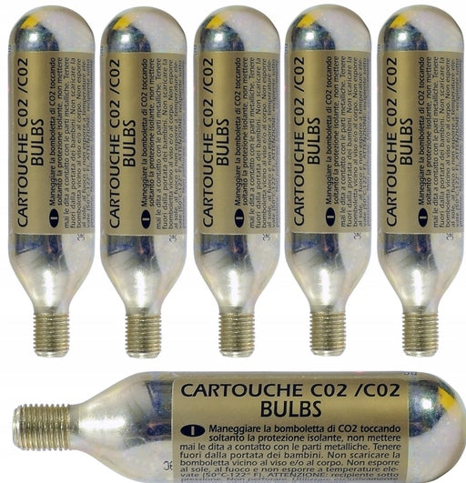 Cartridges CO2 16g 5pcs thread bicycle pump set pump threaded cartridges