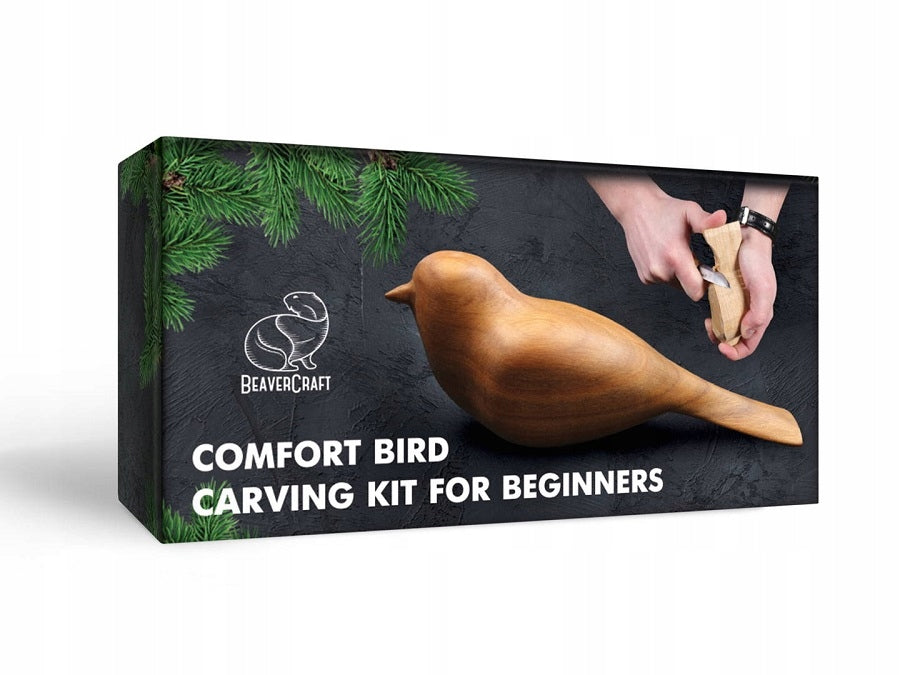 Carving set Beavercraft bird + knife Manufacturer code DIY01