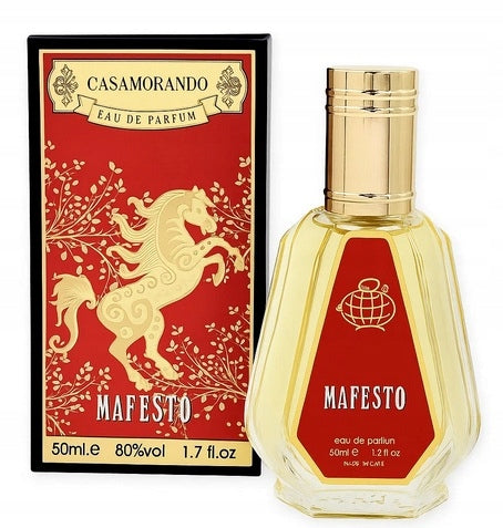 Casamorando Mafesto 50ml Unisex Perfume - Citrus and Woody Fragrance