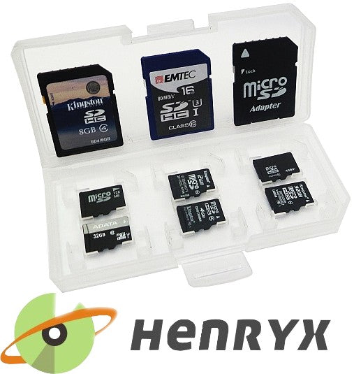 Case Box for 9 cards Micro SD Card HC