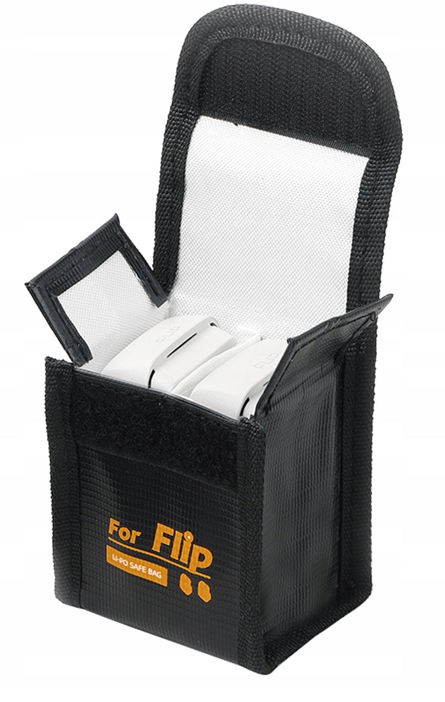 Case Cover 2x BATTERY for DJI FLIP Drone Fireproof Packaging status original
