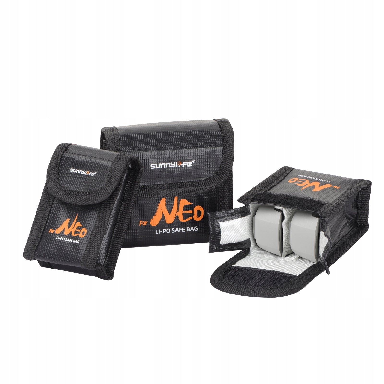 Case Cover 2x BATTERY for DJI NEO Fireproof Drone Packaging status original