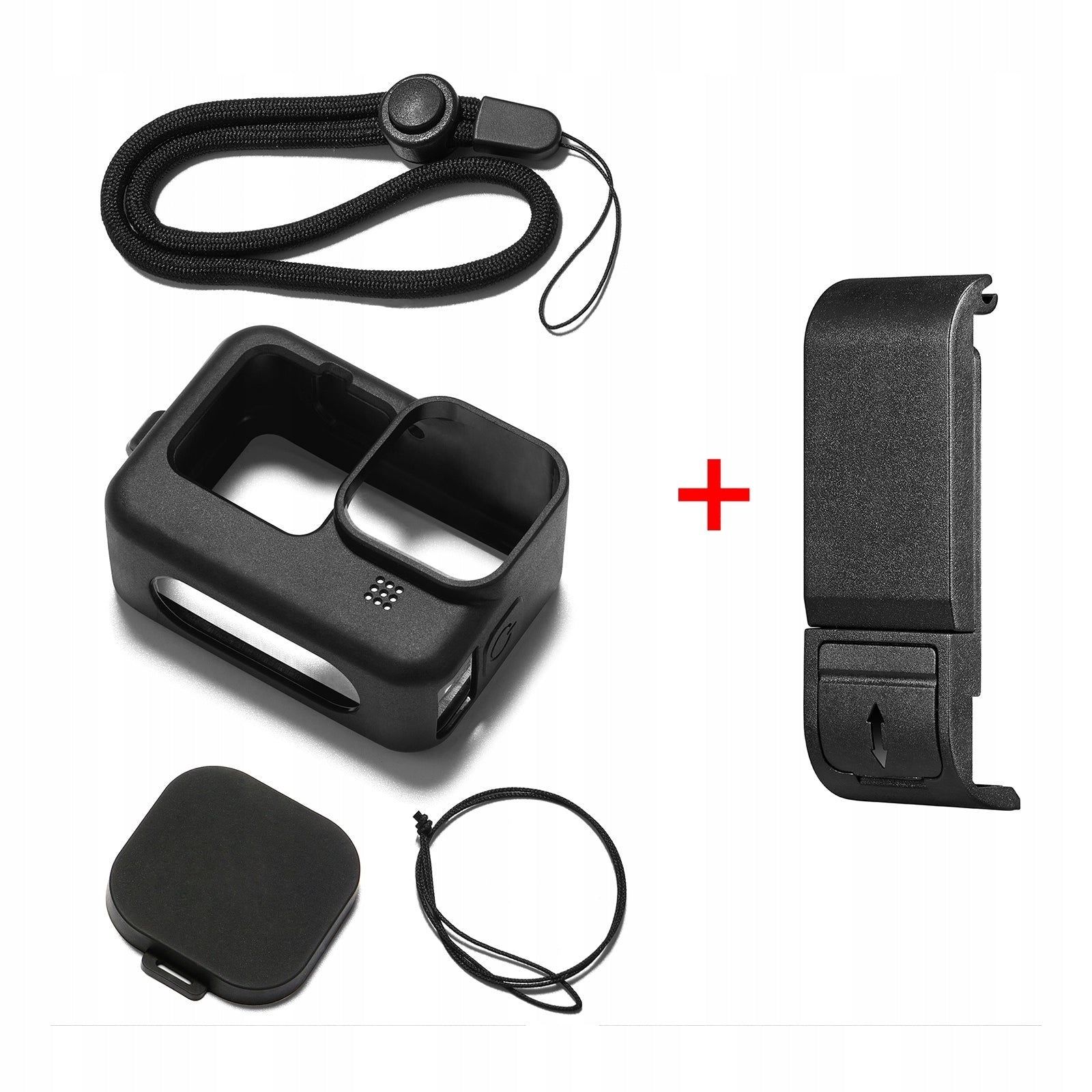 Case Cover Decals Flap Belt GoPro HERO 12 11 10 9 Color black