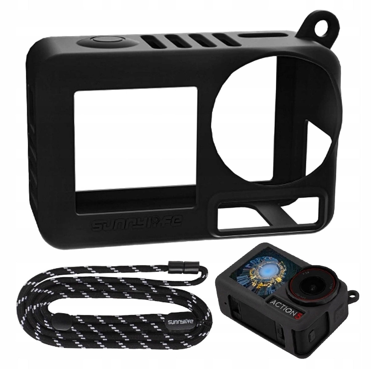 Case Cover + Strap Lanyard for DJI OSMO ACTION 5 PRO