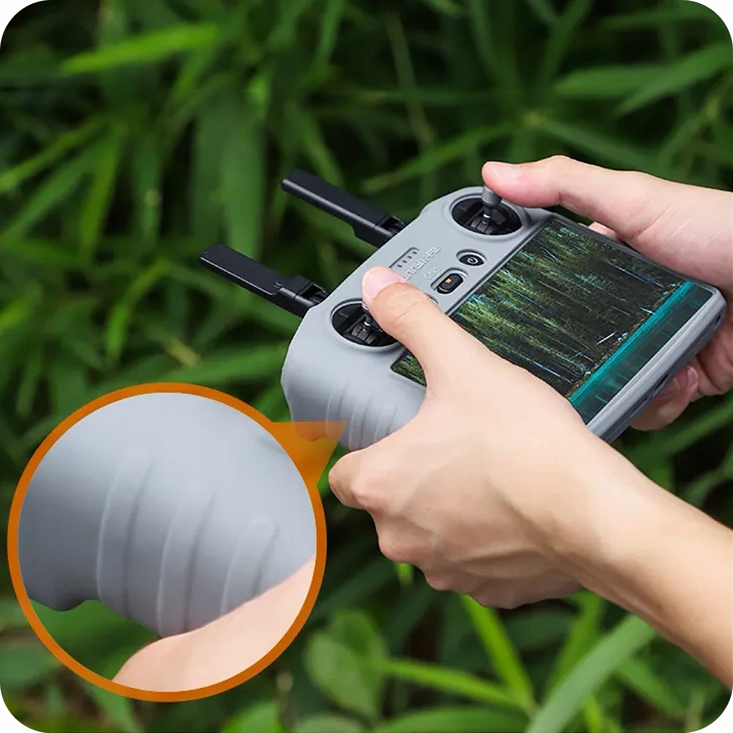Case Silicone for DJI RC 2 / DJI Air 3 / DJI Mini 4 5 PRO Controller Manufacturer code Gumowa obudowa do kontrolera DJI RC2