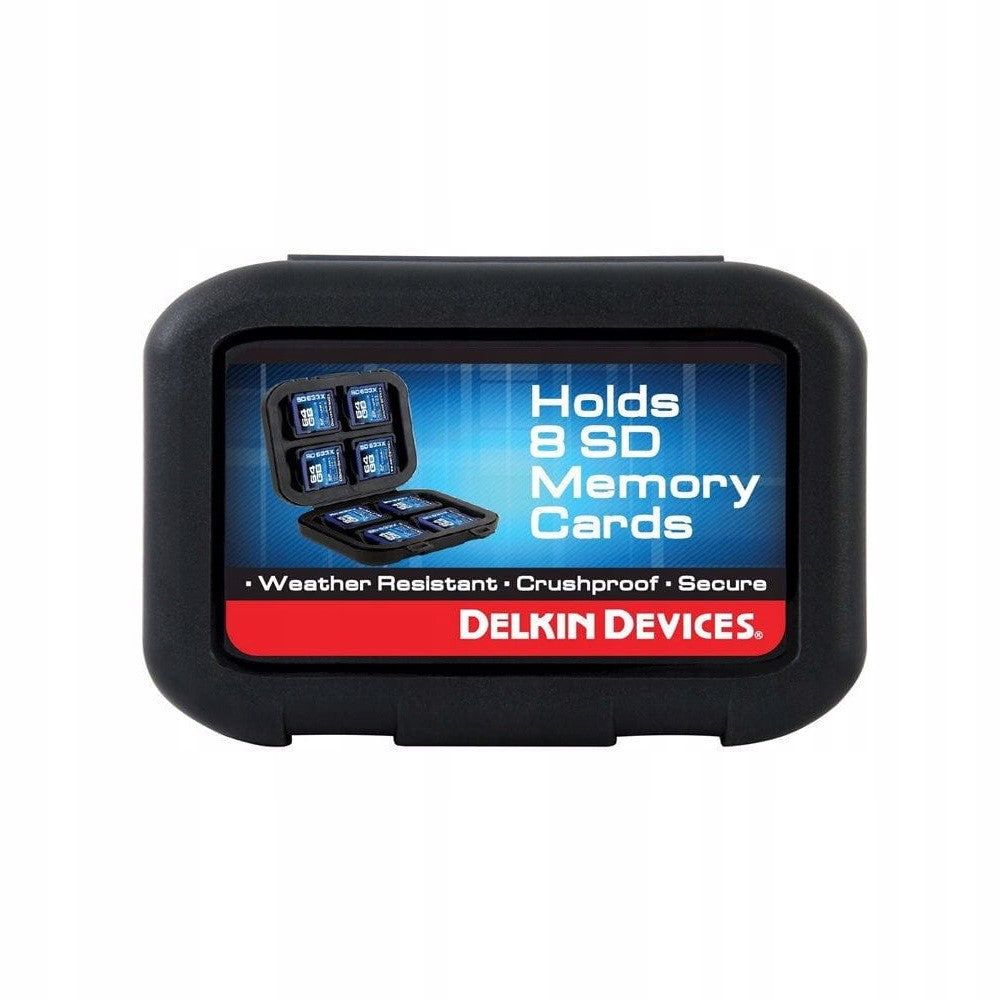Case for 8 SD SDXC Delkin Devices memory cards