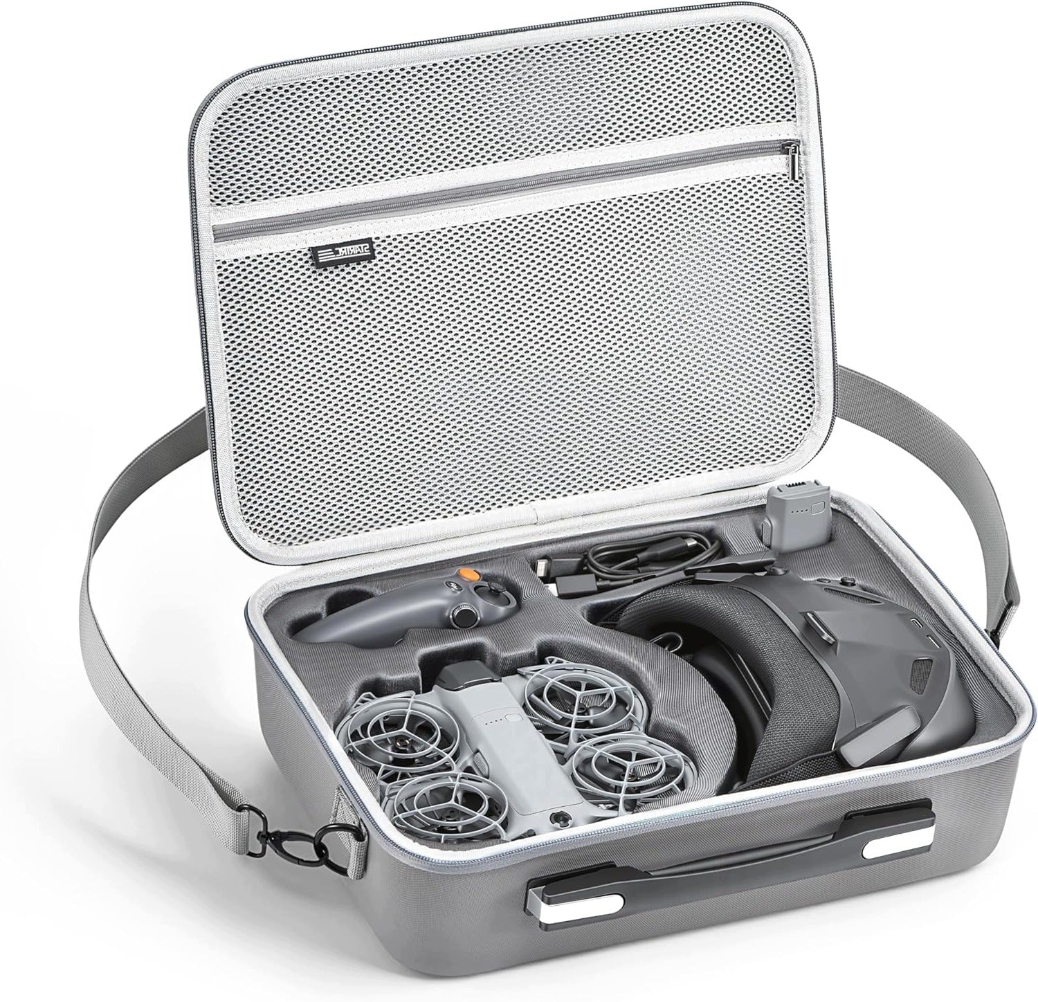 Case for NEO 2 and N3 Goggles with PU Protective Double-Layer Lining and Strap