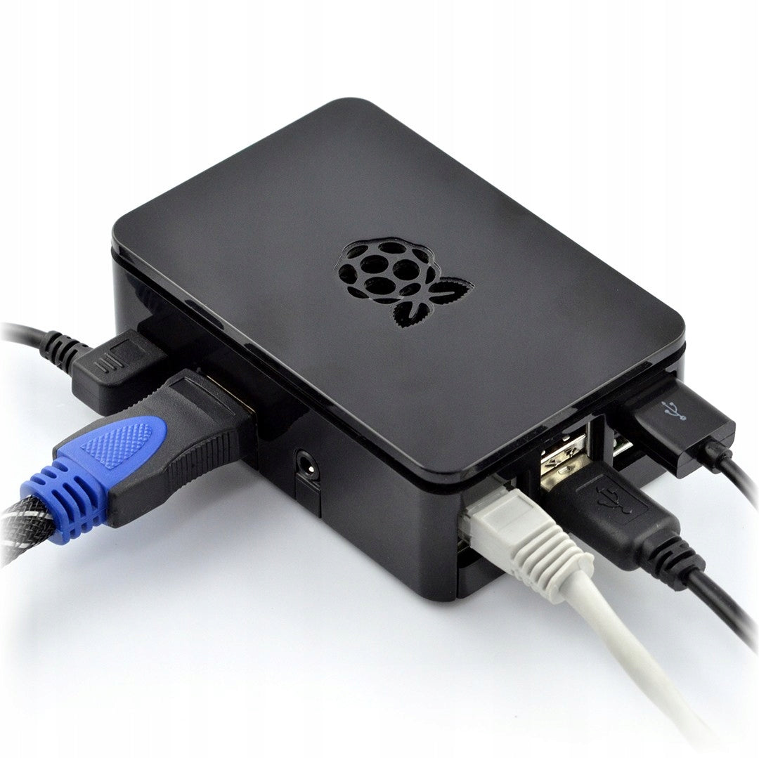 Case for Raspberry Pi 3B+/3B/2B RS Pro Plus black with logo Manufacturer no brand