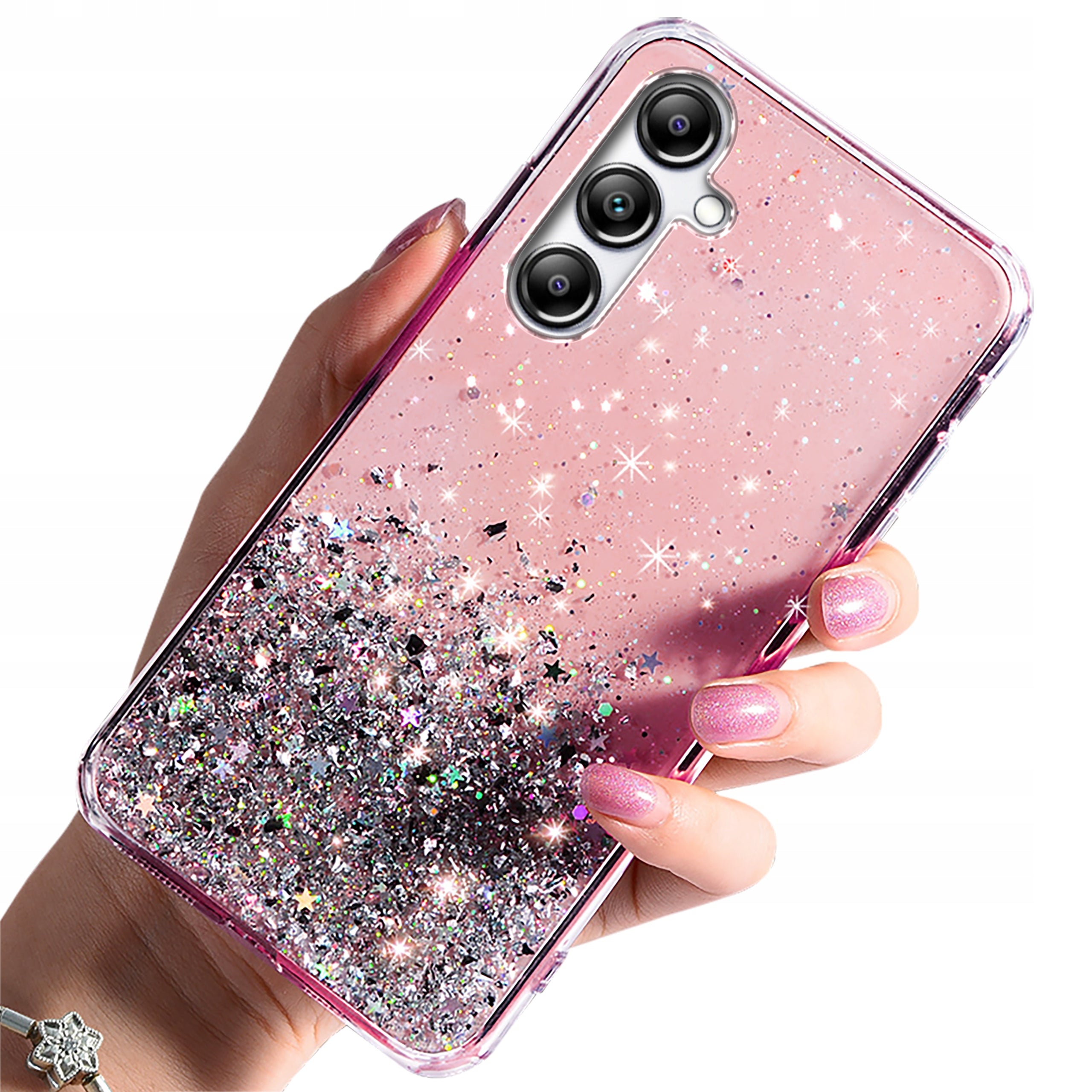 Case for Samsung Galaxy A35 5G CASE GLITTER + GLASS