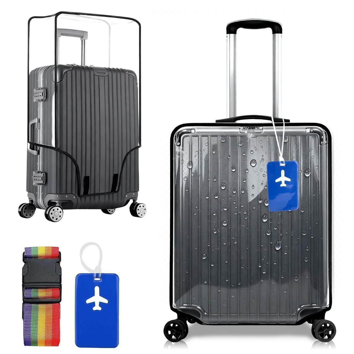 Case for suitcase Black edge 71 cm