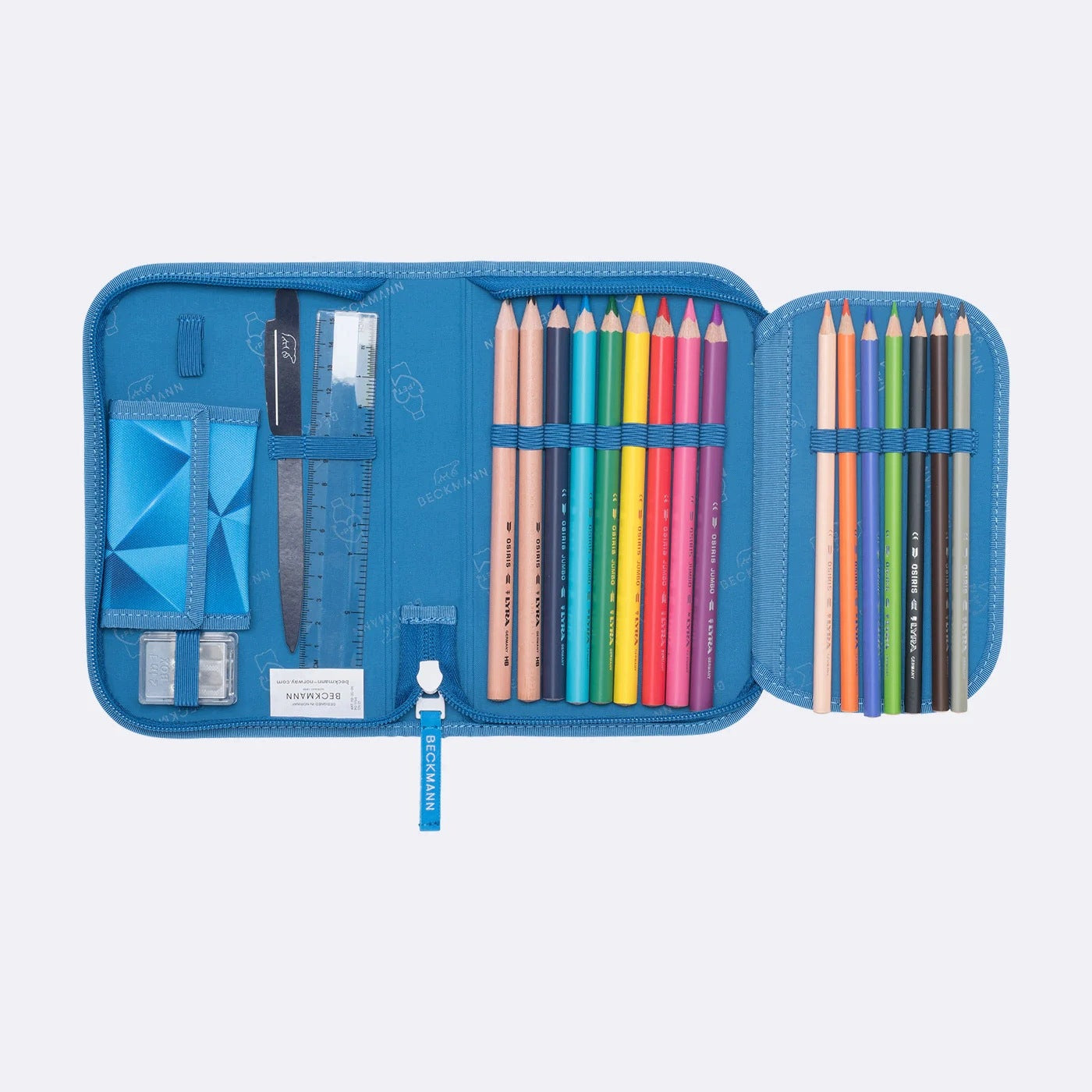 Case with one section fully equipped - Blue Lightning Brand BECKMANN