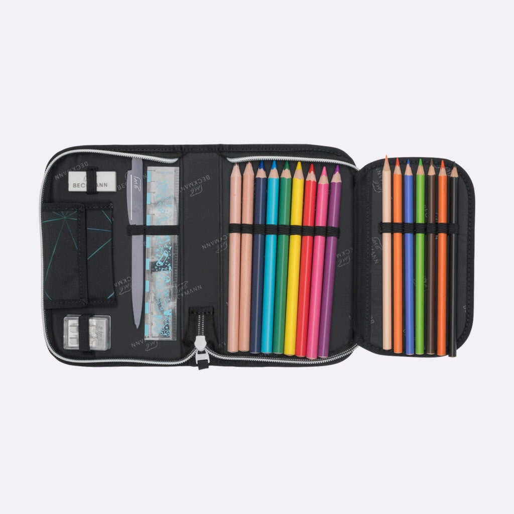 Case with one section fully equipped, Panther Brand BECKMANN