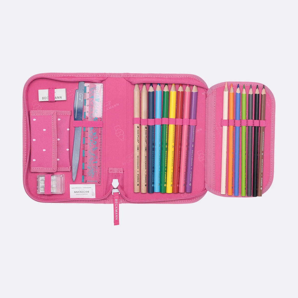 Case with one section fully equipped - STRAWBERRY Brand BECKMANN