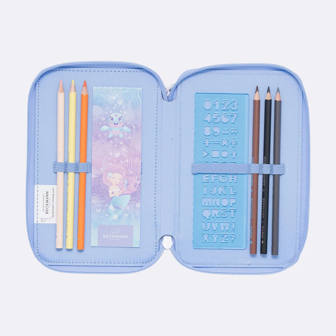 Case with three sections fully equipped - SEASHELL Color multicolor