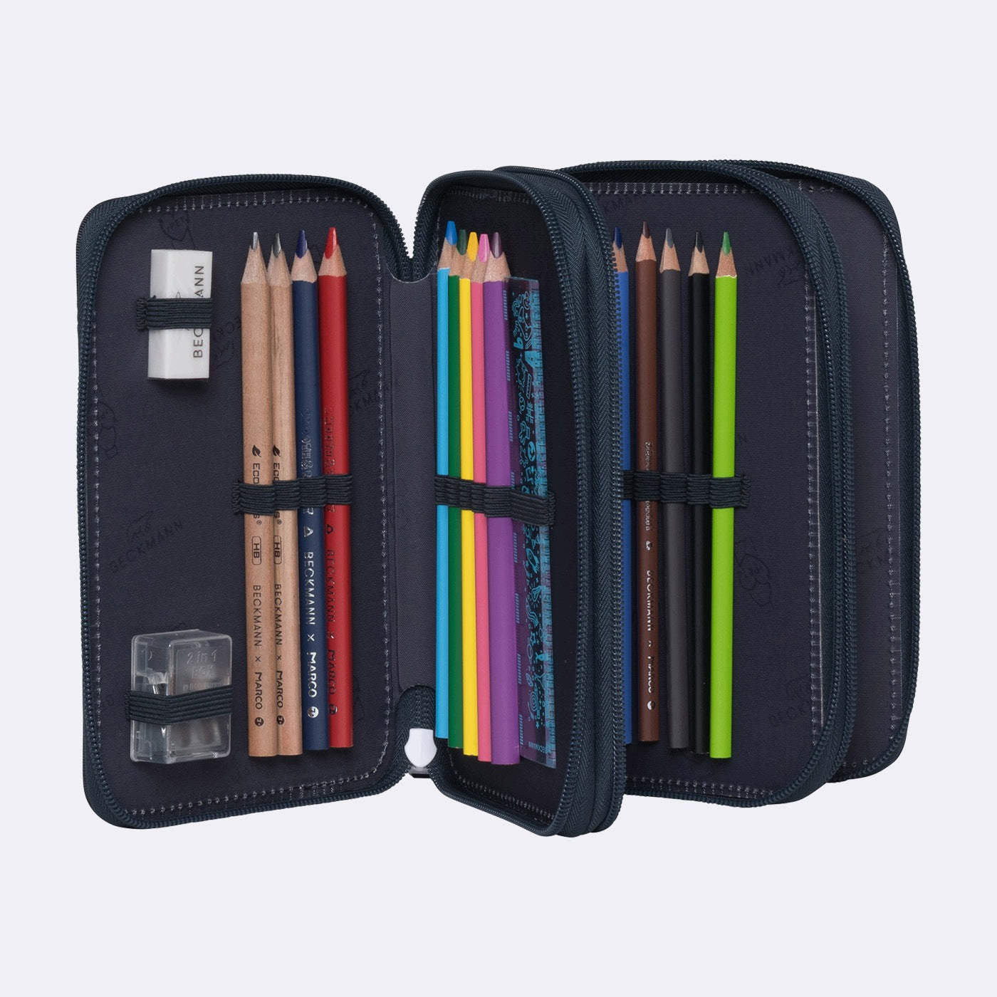 Case with three sections fully equipped, Tech rex Brand BECKMANN