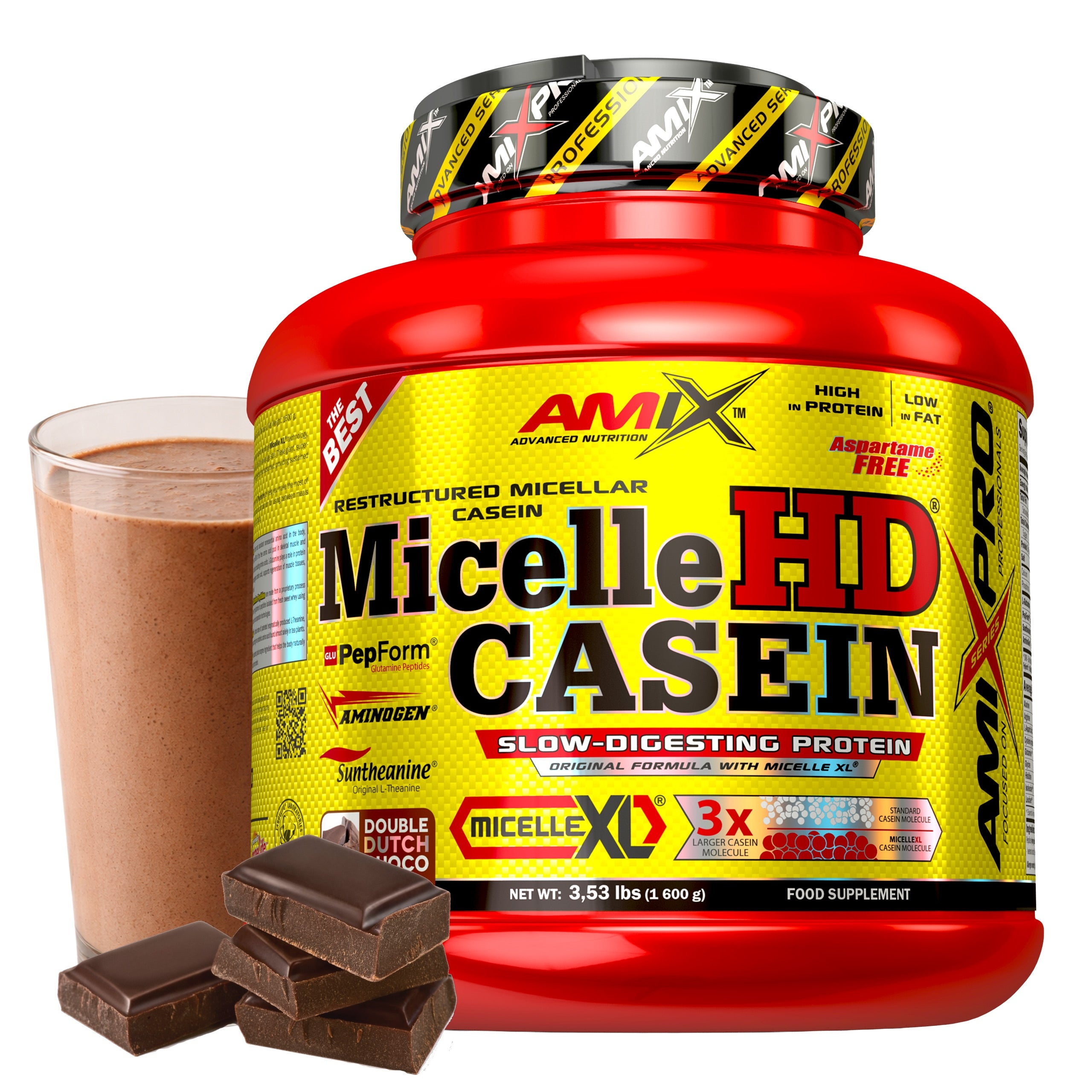 Casein Micellar Protein Conditioner for the Night Chocolate 83 g Protein in 100 g