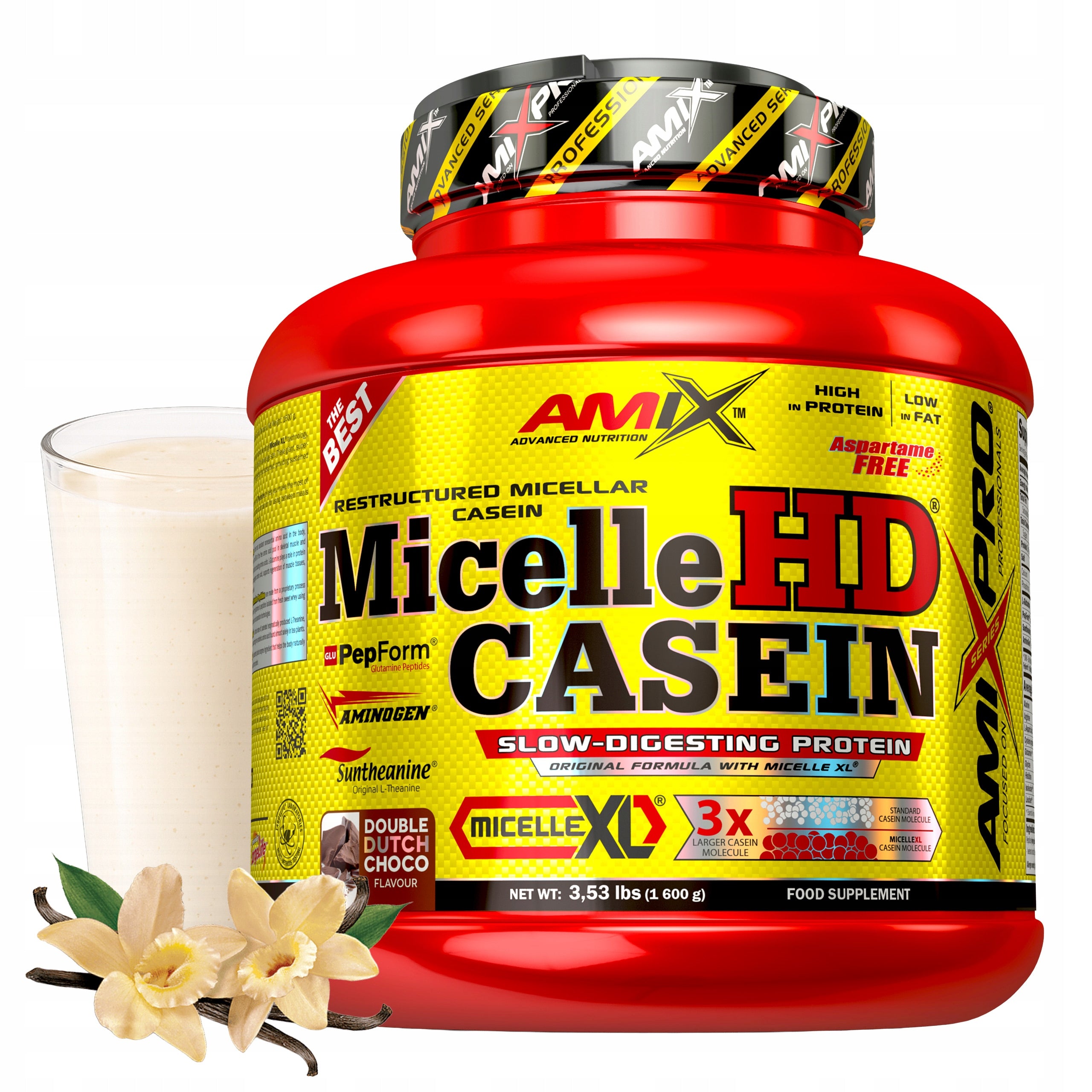 Casein Micellar Protein Long Absorbent Night Conditioner Vanilla BCAA EAA