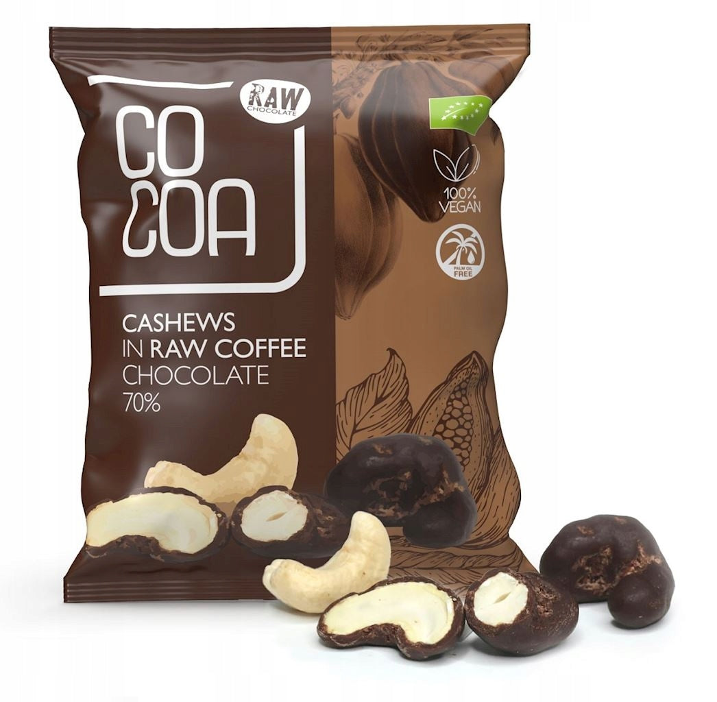 Cashew nuts in coffee chocolate BIO 70g COCOA